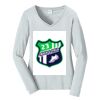 Ladies Long Sleeve Fan Favorite V Neck Tee Thumbnail