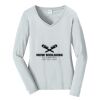 Ladies Long Sleeve Fan Favorite V Neck Tee Thumbnail