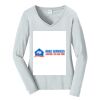 Ladies Long Sleeve Fan Favorite V Neck Tee Thumbnail