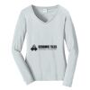 Ladies Long Sleeve Fan Favorite V Neck Tee Thumbnail