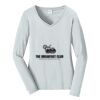 Ladies Long Sleeve Fan Favorite V Neck Tee Thumbnail