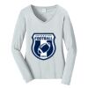 Ladies Long Sleeve Fan Favorite V Neck Tee Thumbnail