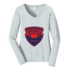 Ladies Long Sleeve Fan Favorite V Neck Tee Thumbnail