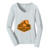 Ladies Long Sleeve Fan Favorite V Neck Tee Thumbnail