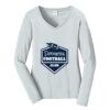 Ladies Long Sleeve Fan Favorite V Neck Tee Thumbnail