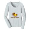 Ladies Long Sleeve Fan Favorite V Neck Tee Thumbnail