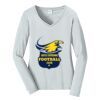 Ladies Long Sleeve Fan Favorite V Neck Tee Thumbnail