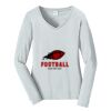 Ladies Long Sleeve Fan Favorite V Neck Tee Thumbnail