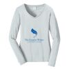 Ladies Long Sleeve Fan Favorite V Neck Tee Thumbnail