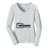 Ladies Long Sleeve Fan Favorite V Neck Tee Thumbnail