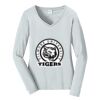 Ladies Long Sleeve Fan Favorite V Neck Tee Thumbnail