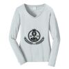 Ladies Long Sleeve Fan Favorite V Neck Tee Thumbnail