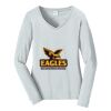 Ladies Long Sleeve Fan Favorite V Neck Tee Thumbnail