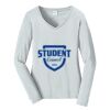 Ladies Long Sleeve Fan Favorite V Neck Tee Thumbnail