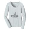 Ladies Long Sleeve Fan Favorite V Neck Tee Thumbnail