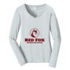 Ladies Long Sleeve Fan Favorite V Neck Tee Thumbnail