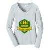 Ladies Long Sleeve Fan Favorite V Neck Tee Thumbnail