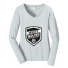 Ladies Long Sleeve Fan Favorite V Neck Tee Thumbnail