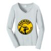 Ladies Long Sleeve Fan Favorite V Neck Tee Thumbnail