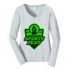 Ladies Long Sleeve Fan Favorite V Neck Tee Thumbnail