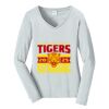 Ladies Long Sleeve Fan Favorite V Neck Tee Thumbnail