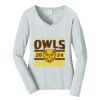 Ladies Long Sleeve Fan Favorite V Neck Tee Thumbnail