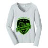 Ladies Long Sleeve Fan Favorite V Neck Tee Thumbnail