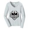 Ladies Long Sleeve Fan Favorite V Neck Tee Thumbnail