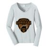 Ladies Long Sleeve Fan Favorite V Neck Tee Thumbnail