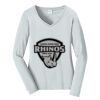 Ladies Long Sleeve Fan Favorite V Neck Tee Thumbnail