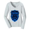 Ladies Long Sleeve Fan Favorite V Neck Tee Thumbnail