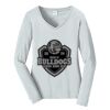 Ladies Long Sleeve Fan Favorite V Neck Tee Thumbnail