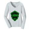 Ladies Long Sleeve Fan Favorite V Neck Tee Thumbnail