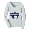 Ladies Long Sleeve Fan Favorite V Neck Tee Thumbnail