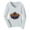 Ladies Long Sleeve Fan Favorite V Neck Tee Thumbnail