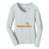 Ladies Long Sleeve Fan Favorite V Neck Tee Thumbnail