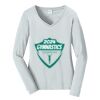 Ladies Long Sleeve Fan Favorite V Neck Tee Thumbnail