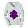 Ladies Long Sleeve Fan Favorite V Neck Tee Thumbnail