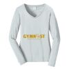 Ladies Long Sleeve Fan Favorite V Neck Tee Thumbnail