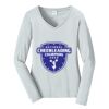 Ladies Long Sleeve Fan Favorite V Neck Tee Thumbnail