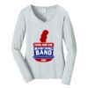 Ladies Long Sleeve Fan Favorite V Neck Tee Thumbnail