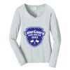 Ladies Long Sleeve Fan Favorite V Neck Tee Thumbnail