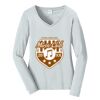 Ladies Long Sleeve Fan Favorite V Neck Tee Thumbnail