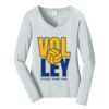 Ladies Long Sleeve Fan Favorite V Neck Tee Thumbnail