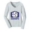 Ladies Long Sleeve Fan Favorite V Neck Tee Thumbnail