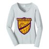 Ladies Long Sleeve Fan Favorite V Neck Tee Thumbnail