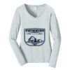 Ladies Long Sleeve Fan Favorite V Neck Tee Thumbnail