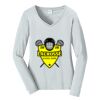 Ladies Long Sleeve Fan Favorite V Neck Tee Thumbnail