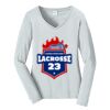 Ladies Long Sleeve Fan Favorite V Neck Tee Thumbnail