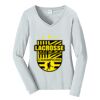 Ladies Long Sleeve Fan Favorite V Neck Tee Thumbnail